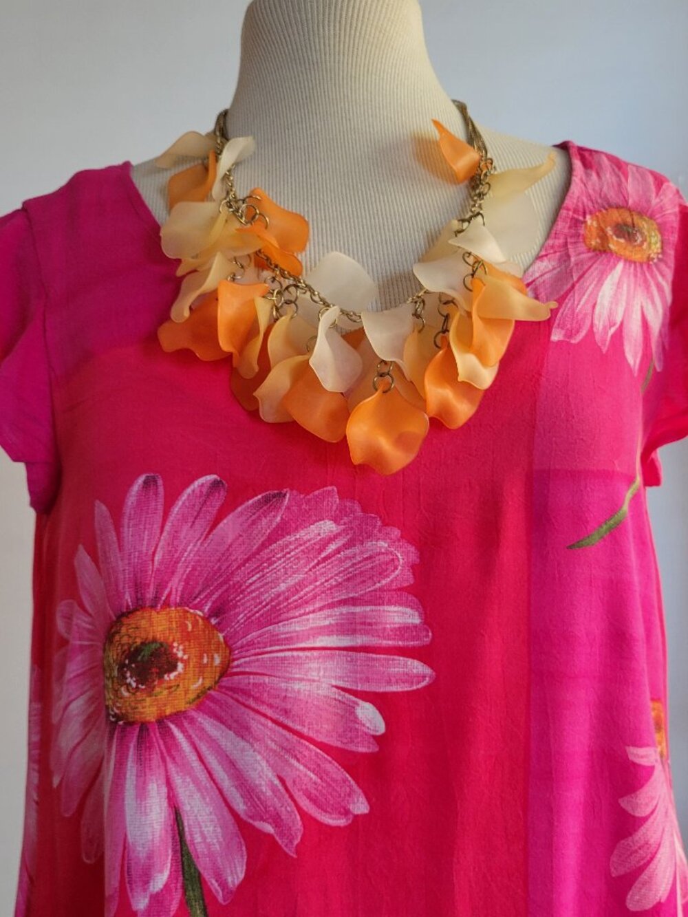 Jams World Kasana Pink Floral Hawaiian Sundress (Size: XS)